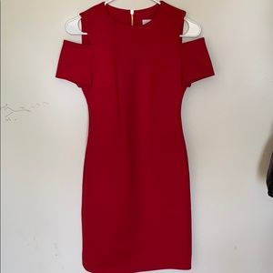 Calvin Klein red dress
